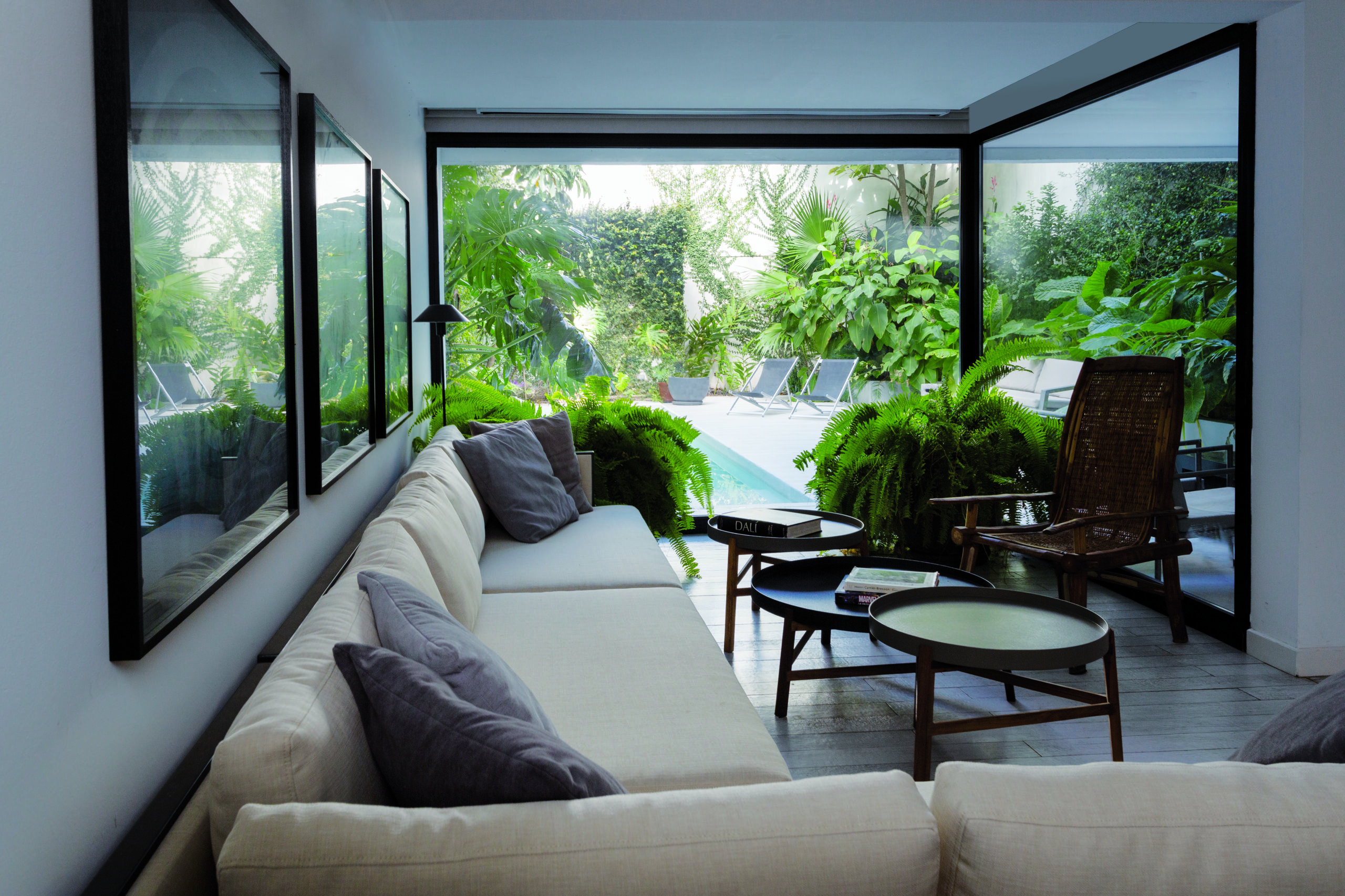 Living con jardín tropical — La Compañia